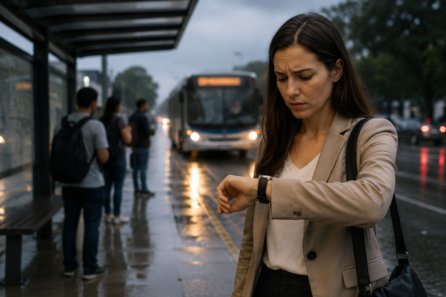 Ônibus atrasado direitos