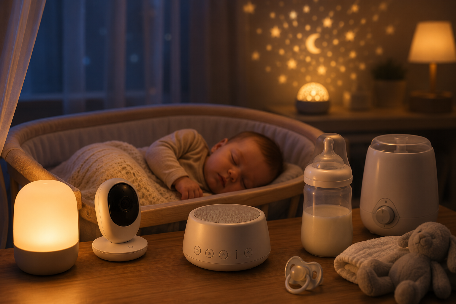 Produtos que facilitam a rotina noturna de bebês e poupam energia dos pais